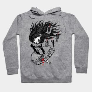 l'albero degli amanti impiccati-bianca Hoodie